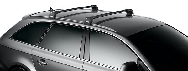 Strešné nosiče THULE Strešné nosiče pre TESLA, Model S, 5-dr Hatchback, so sklenenou strechou, s fixačným bodom ...