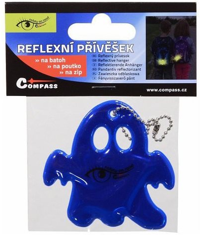 Prívesok Prívesok reflexný GHOST – modrý ...