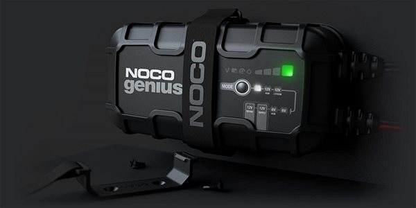 Autó akkumulátor töltő NOCO genius 10  6/12 V, 230 Ah, 10 A Oldalnézet
