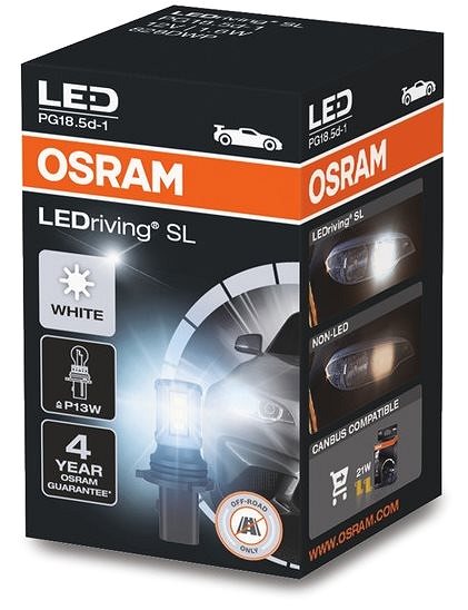 LED autožárovka OSRAM LEDriving SL P13W Studeně bílá 6000K 12V ...