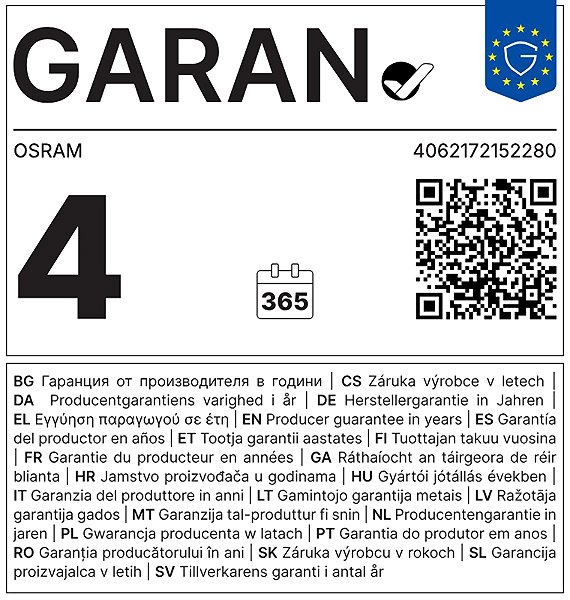 LED autóizzó OSRAM LEDriving SL W21/5W, piros, 12 V, 2 db ...