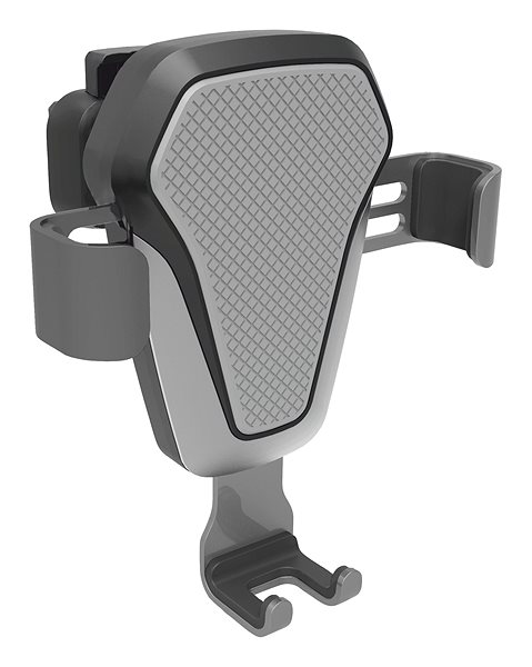 Držák na mobilní telefon COMPASS LUKE-V bezdrátové nabíjení 10W dark grey ...