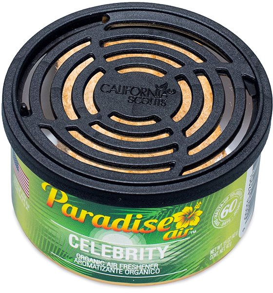 Vôňa do auta Paradise Air Organic Air Freshener, vôňa Celebrity ...
