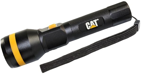 LED svítilna Caterpillar LED CAT® dobíjecí taktická svítilna CT24565 Boční pohled