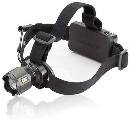 Čelovka Caterpillar dobíjecí zaostřovací svítilna CREE® LED CAT® CT4205 Boční pohled