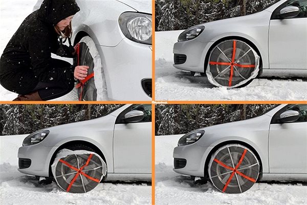 Snehové reťaze AutoSock 600 – textilné snehové reťaze pre osobné vozy ...