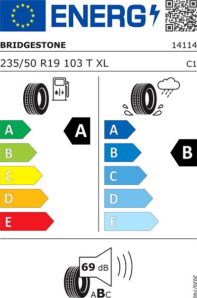 Letná pneumatika Bridgestone Turanza T005 235/50 R19 103 T zosilnená ...