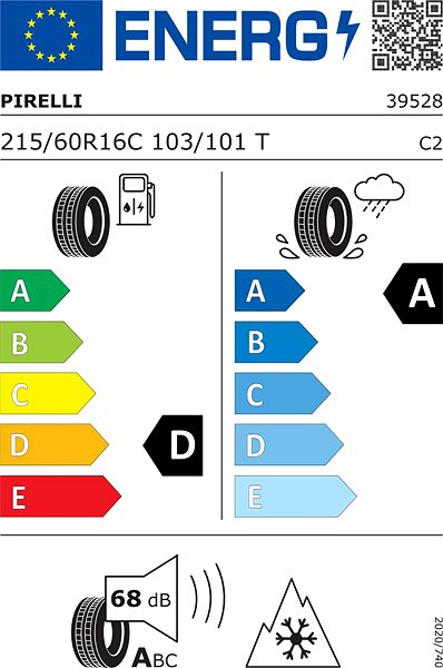 Celoroční pneu Pirelli Carrier All Season 215/60 R16 103 T C ...
