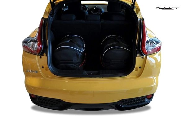 KJUST SET OF 3 BAGS for NISSAN JUKE 2010-2019 car boot bag.