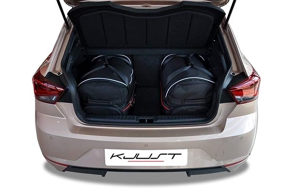 KJUST BAG SET 3PCS for SEAT IBIZA 2017+ car boot bag.