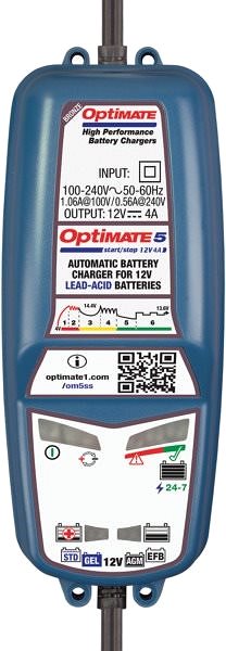 Autó akkumulátor töltő TECMATE OPTIMATE 5 Start/Stop ...