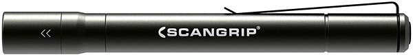 LED svietidlo SCANGRIP FLASH PEN – profesionálne ceruzkové LED svietidlo, 200 lúmenov, boost mode Bočný pohľad