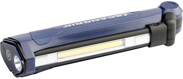 LED svietidlo SCANGRIP SLIM – COB LED 3 v 1 kontrolné svetlo/pracovné svetlo/svietidlo, nabíjacie, 500 lúmenov Bočný pohľad