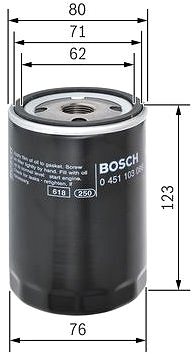 Olajszűrő BOSCH 0 451 103 086 ...