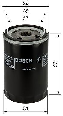 Olajszűrő BOSCH 0 986 452 036 ...