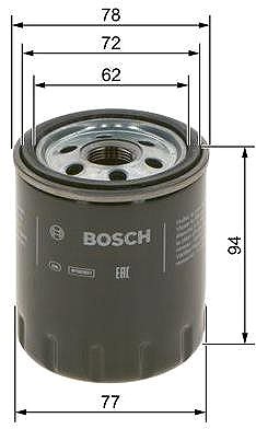 Olejový filter BOSCH Olejový filter F 026 407 268 .