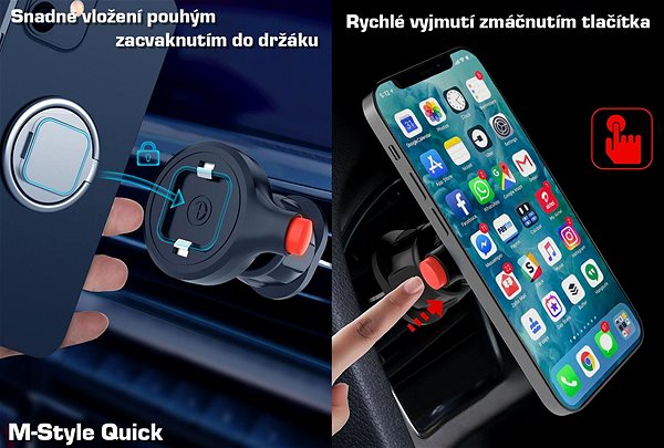 Phone Holder M-Style Quick Phone Holder with Clip N5 Features/technology