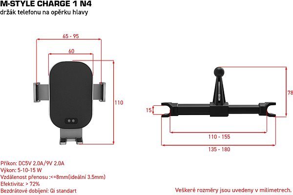 Phone Holder M-Style Charge 1 Headrest Phone Holder N4 ...