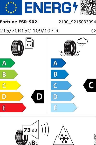Zimní pneu Fortune FSR 902 215/65 R16 C 109/107 R ...