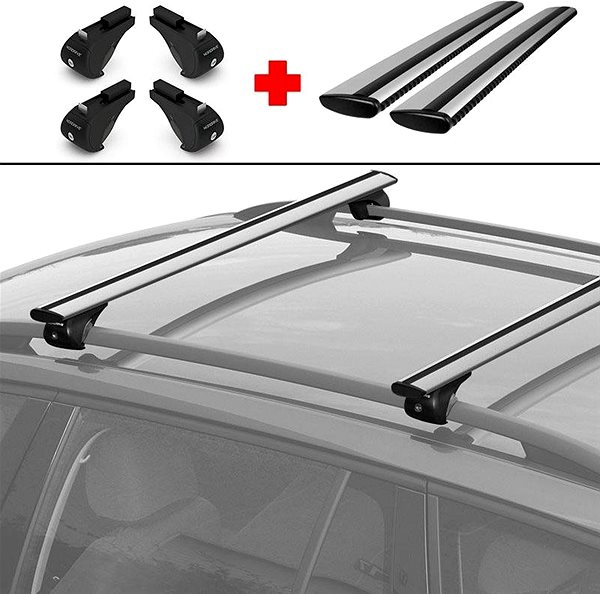Strešné nosiče NORDRIVE N15095 Strešný nosič Mazda 626 Kombi 1998 – 2003 ...