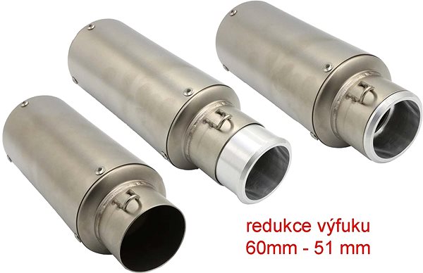 Adapter SEFIS Exhaust Reduction from 51mm to 61mm ...