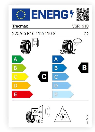 Celoročná pneumatika Tracmax A/S Van Saver 225/65 R16 112/110 S ...