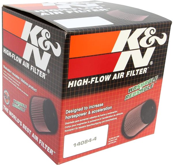 Vzduchový filter K&N RU-0880 univerzálny okrúhly filter so vstupom 62 mm a výškou 102 mm ...