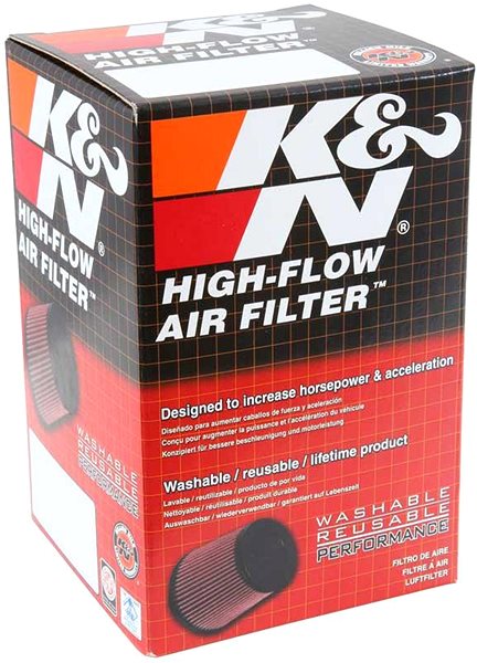 Vzduchový filter K & N RU-0990 univerzálny oválny filter so vstupom 57 mm a výškou 102 mm ...
