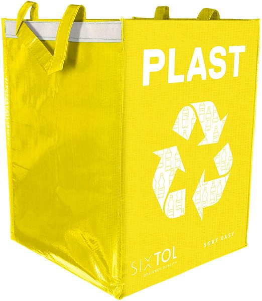 Odpadkový kôš SIXTOL Tašky na triedený odpad SORT EASY 4 CARTON, 30 × 30 × 40 cm, 4× 36 l, 4 ks ...