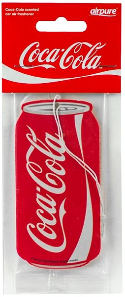 Vôňa do auta Airpure Coca-Cola závesná vôňa, vôňa Coca Cola Original – plechovka ...