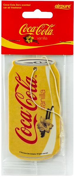 Autóillatosító Airpure Coca-Cola Függő illatosító, Coca Cola Vanilla illat - dobozos ital dizájn ...