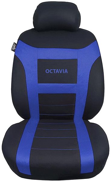 Autós üléshuzat Cappa Energy Octavia, fekete/kék ...