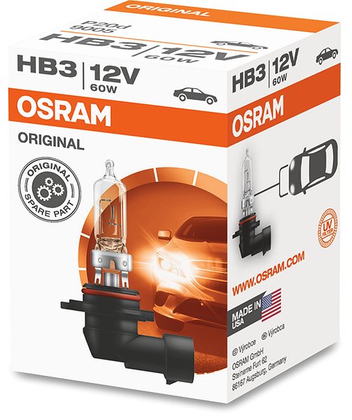 Autožiarovka OSRAM HB3 originál, 12 V, 60 W, P20d ...