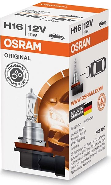Autožiarovka OSRAM H16 originál, 12 V, 19 W, PGJ19-3 ...