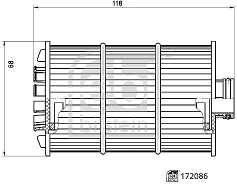 Olajszűrő FEBI BILSTEIN 172086 ...