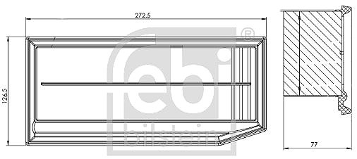 Vzduchový filtr FEBI BILSTEIN Vzduchový filtr 174599 ...