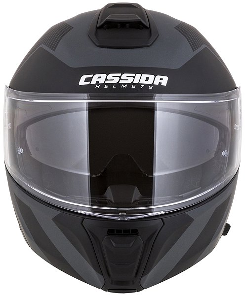 CASSIDA Modulo 2.1 Profile Vision 2025, matt black/grey/reflective, Pinlock ready, size 2XL motorcycle helmet.