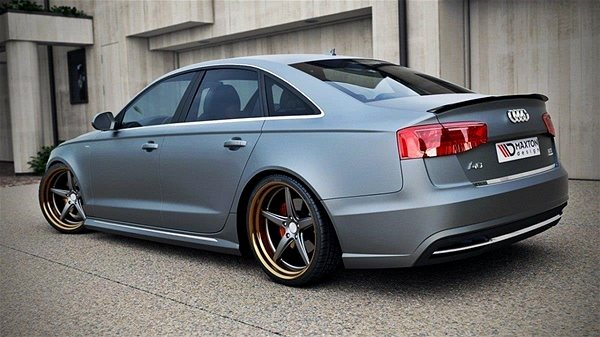 Spoiler Maxton Design spoiler extension for Audi A6 C7, C7 FL Sedan .
