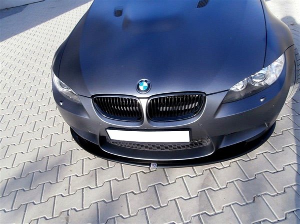 Spojler Maxton Design spojler pod predný nárazník pre BMW M3 E92/E93, čierny lesklý plast ABS ...