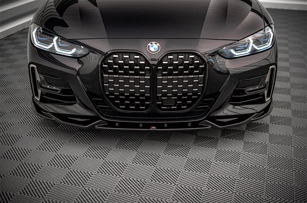 Spoiler Maxton Design spoiler under front bumper ver.2 for BMW 4 Series G22 M-Pack/440i .