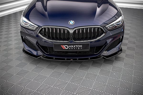Spoiler Maxton Design spoiler under front bumper ver.3 for BMW 8 series G15/G16 M-pack .