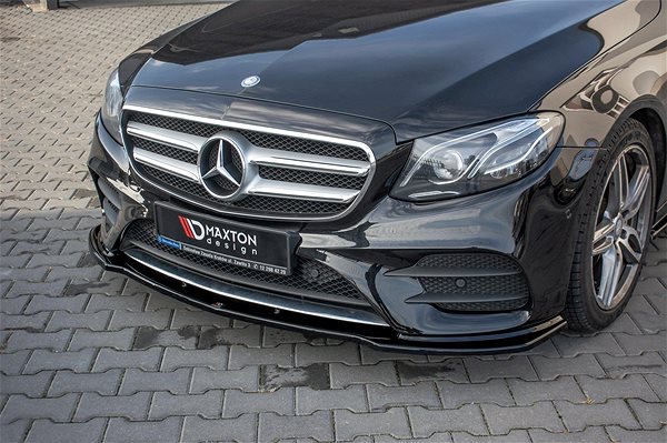 Spoiler Maxton Design front bumper spoiler for Mercedes E-Class W213 Sedan E43AMG/AMG-Line .