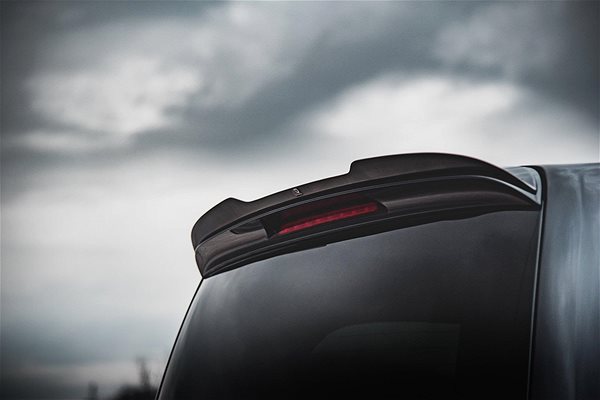 Spoiler Maxton Design spoiler extension for Mercedes V-Class W447F, black gloss ABS plastic, AMG-Line .