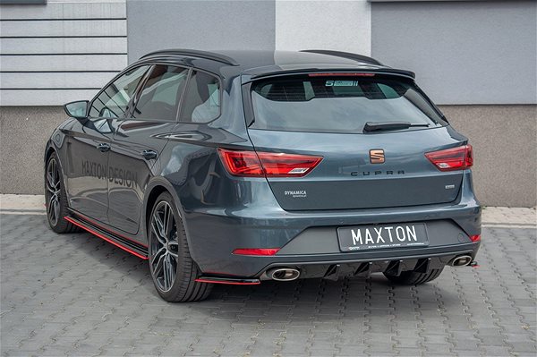Spoiler Maxton Design spoiler extension for Seat Leon Cupra Mk3 Facelift, ST (combi) .