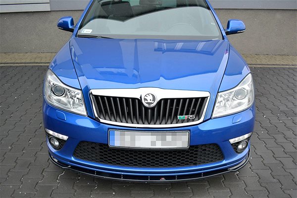 Spoiler Maxton Design spoiler under front bumper ver.1 for Skoda Octavia RS Facelift Mk2 .