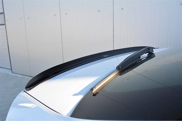 Spoiler Maxton Design spoiler extension ver.1 for Skoda Superb Mk3, black glossy ABS plastic .