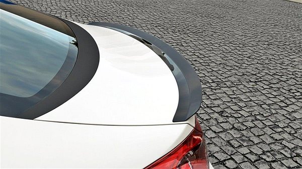 Spoiler Maxton Design spoiler extension for Volkswagen CC incl. R36 R-Line, black gloss ABS plastic.