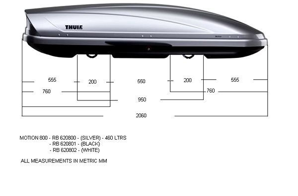 Thule Motion 800 Gloss Black - Roof Box | Alza.cz