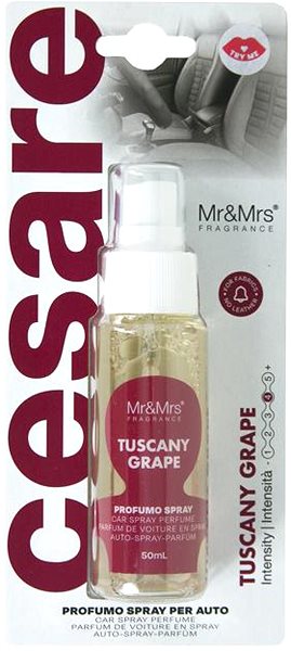Autóillatosító Mr&Mrs Fragrance Cesare Spray Tuscany Grape ...