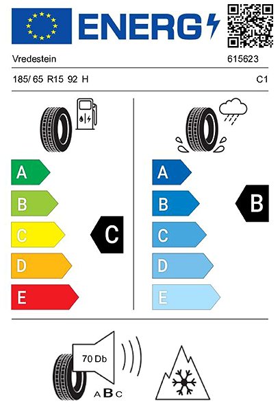 Celoročná pneumatika Vredestein Quatrac 185/65 R15 92H XL M+S 3PMSF ...